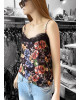 Μπλούζα Floral Black