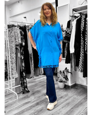 Πουκάμισο Boho Blue