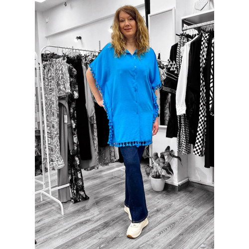 Πουκάμισο Boho Blue