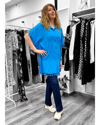 Πουκάμισο Boho Blue