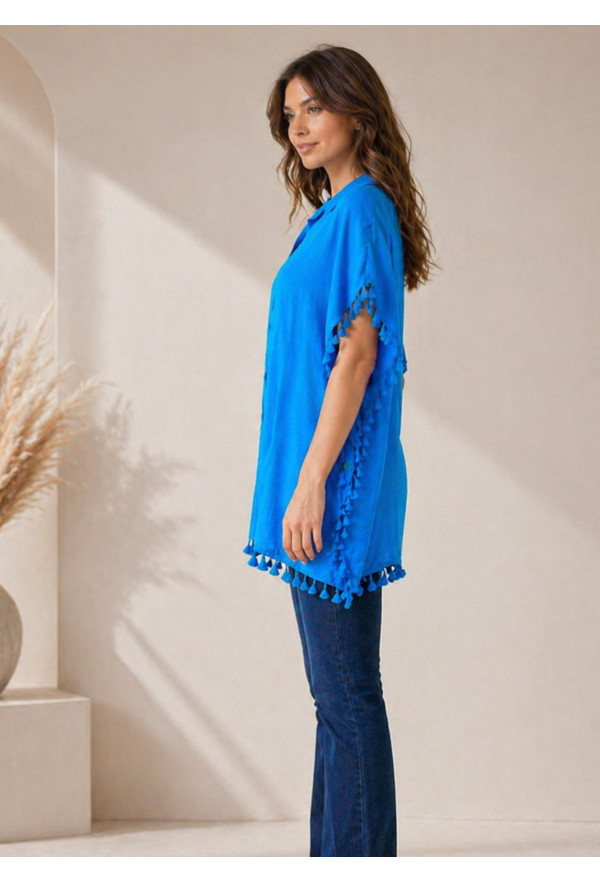 Πουκάμισο Boho Blue