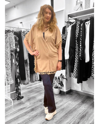 Πουκάμισο Boho Camel