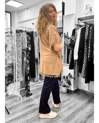 Πουκάμισο Boho Camel