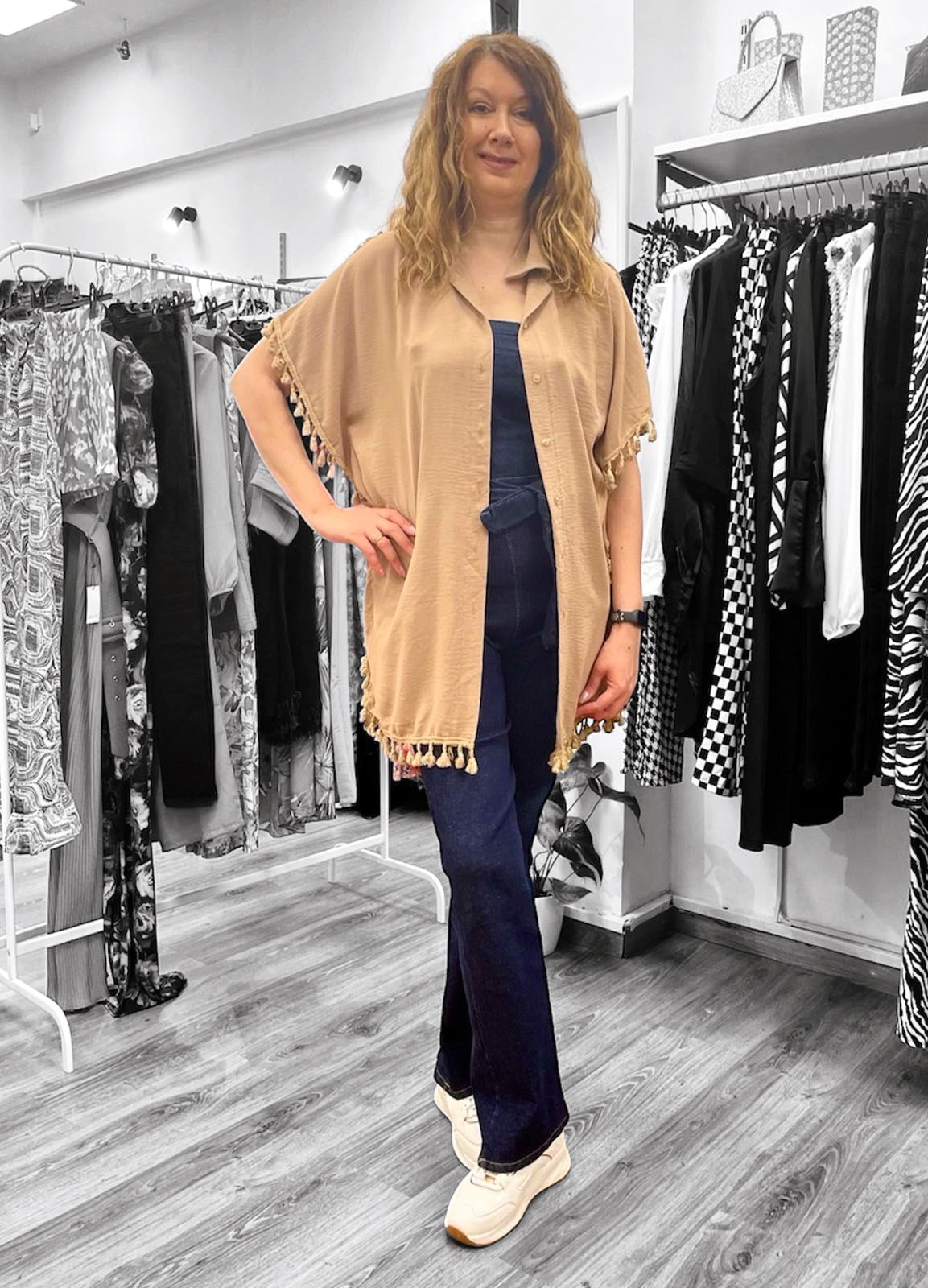 Πουκάμισο Boho Camel