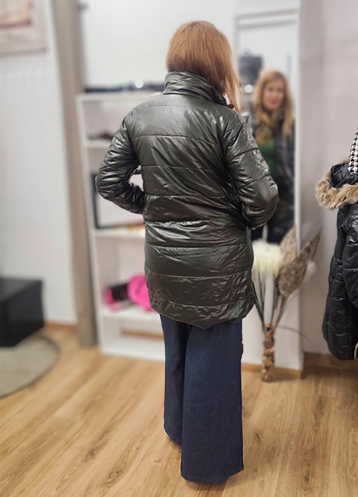 Μπουφάν Μακρύ Green