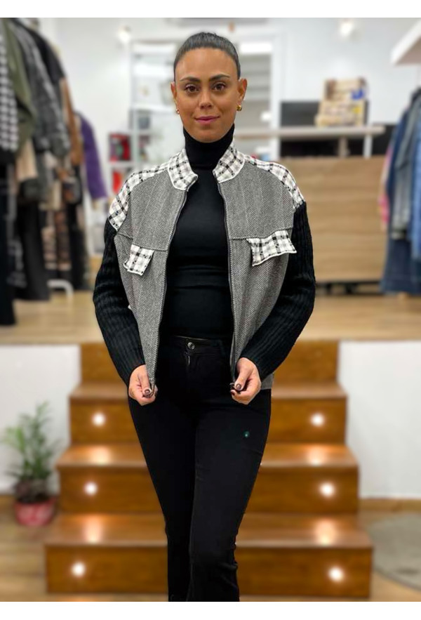 Jacket Black/Grey