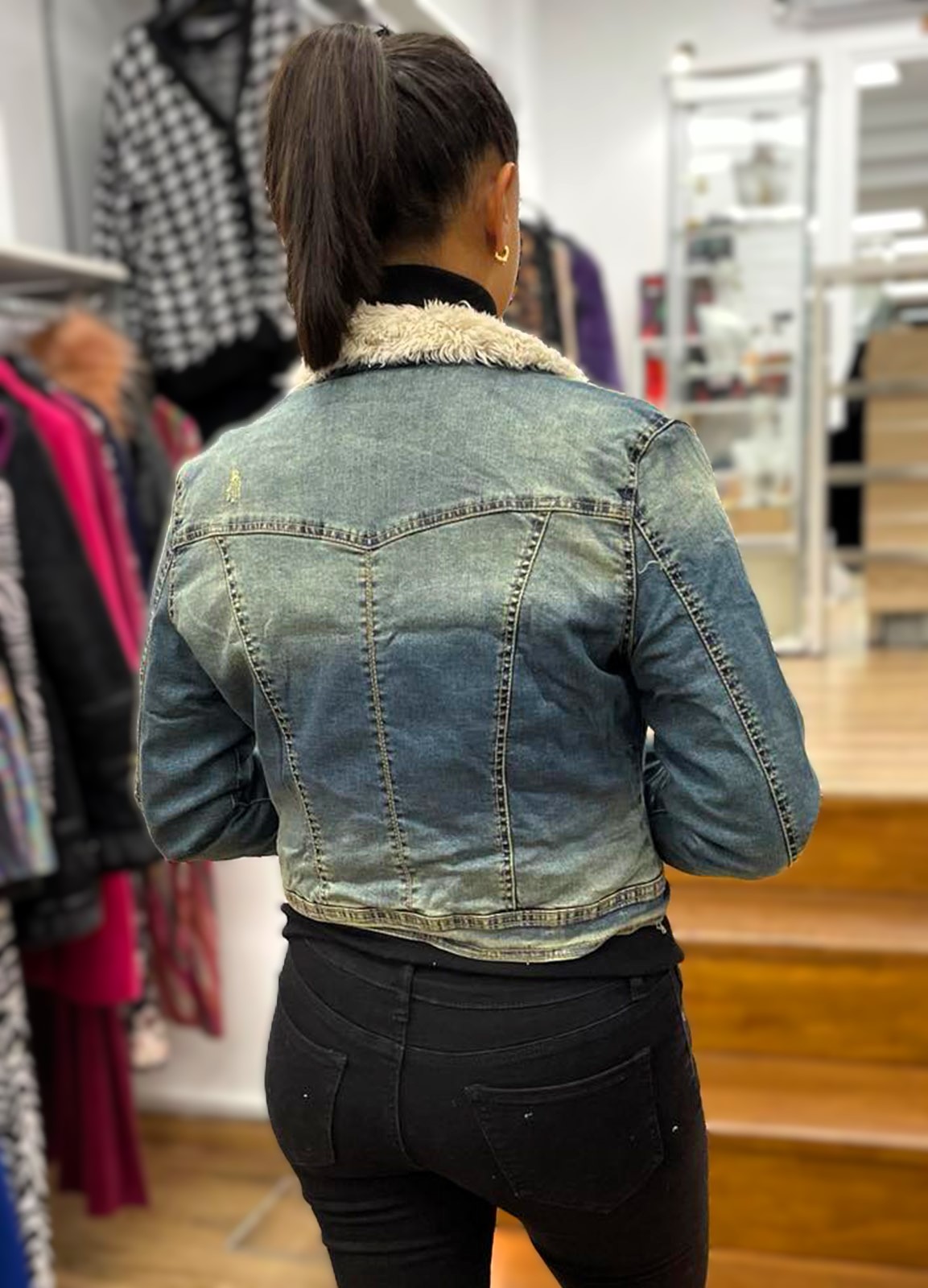 Jacket Jean Blue