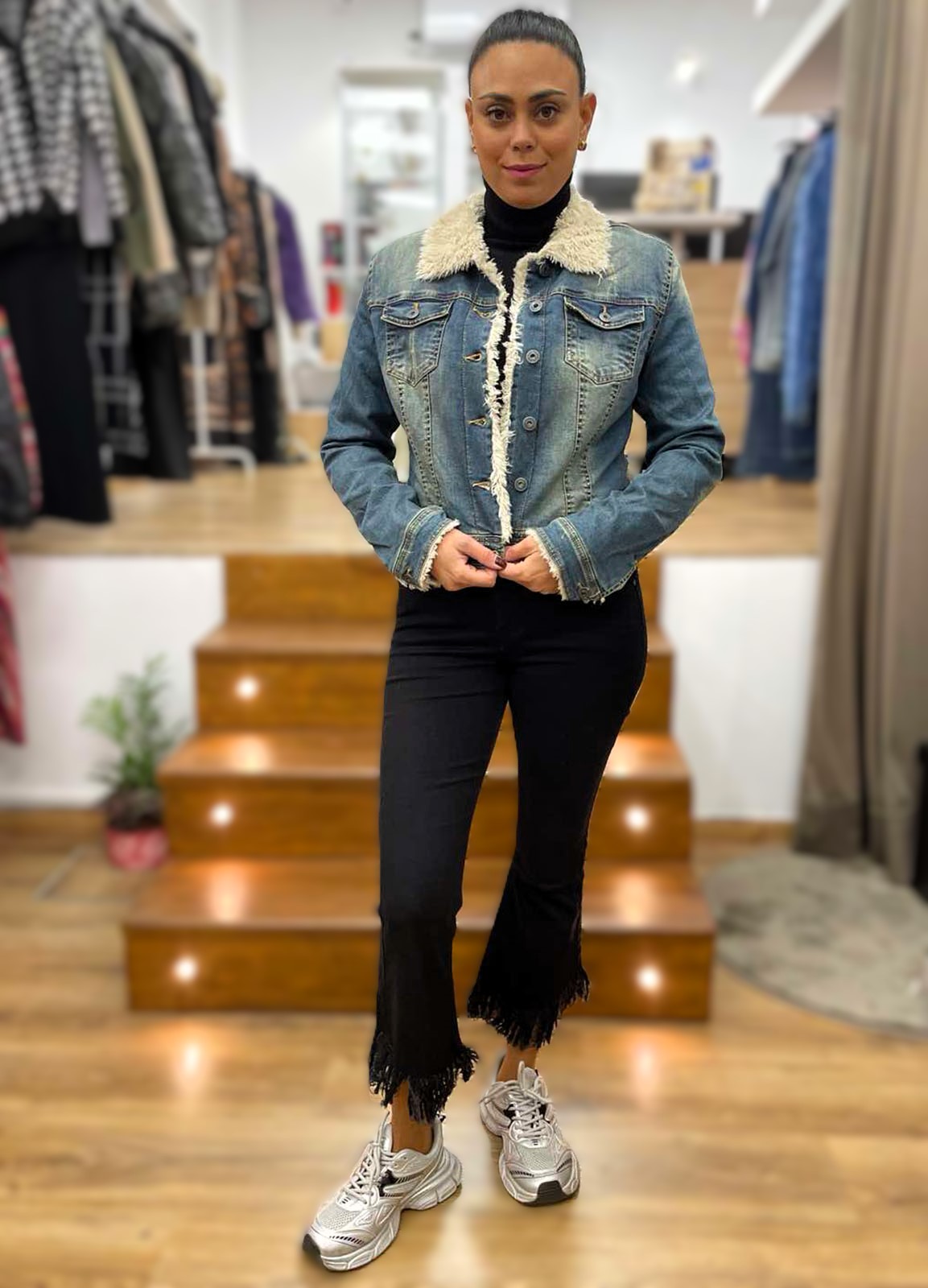 Jacket Jean Blue