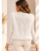 Αμάνικη Eco Γούνα Φουντωτή White