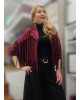 Jacket Αλκαντάρα με Κρόσσια &  Κρυσταλλάκια Στρας