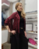 Jacket Αλκαντάρα με Κρόσσια &  Κρυσταλλάκια Στρας