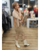 Jacket Αλκαντάρα με Κρόσσια 