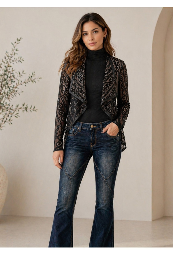 Δαντελένια ζακέτα – κιμονό