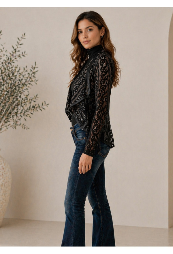 Δαντελένια ζακέτα – κιμονό