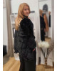 Jacket από Eco Γούνα Black