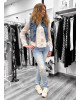 Jacket Jean Αμάνικο