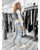 Jacket Jean Αμάνικο