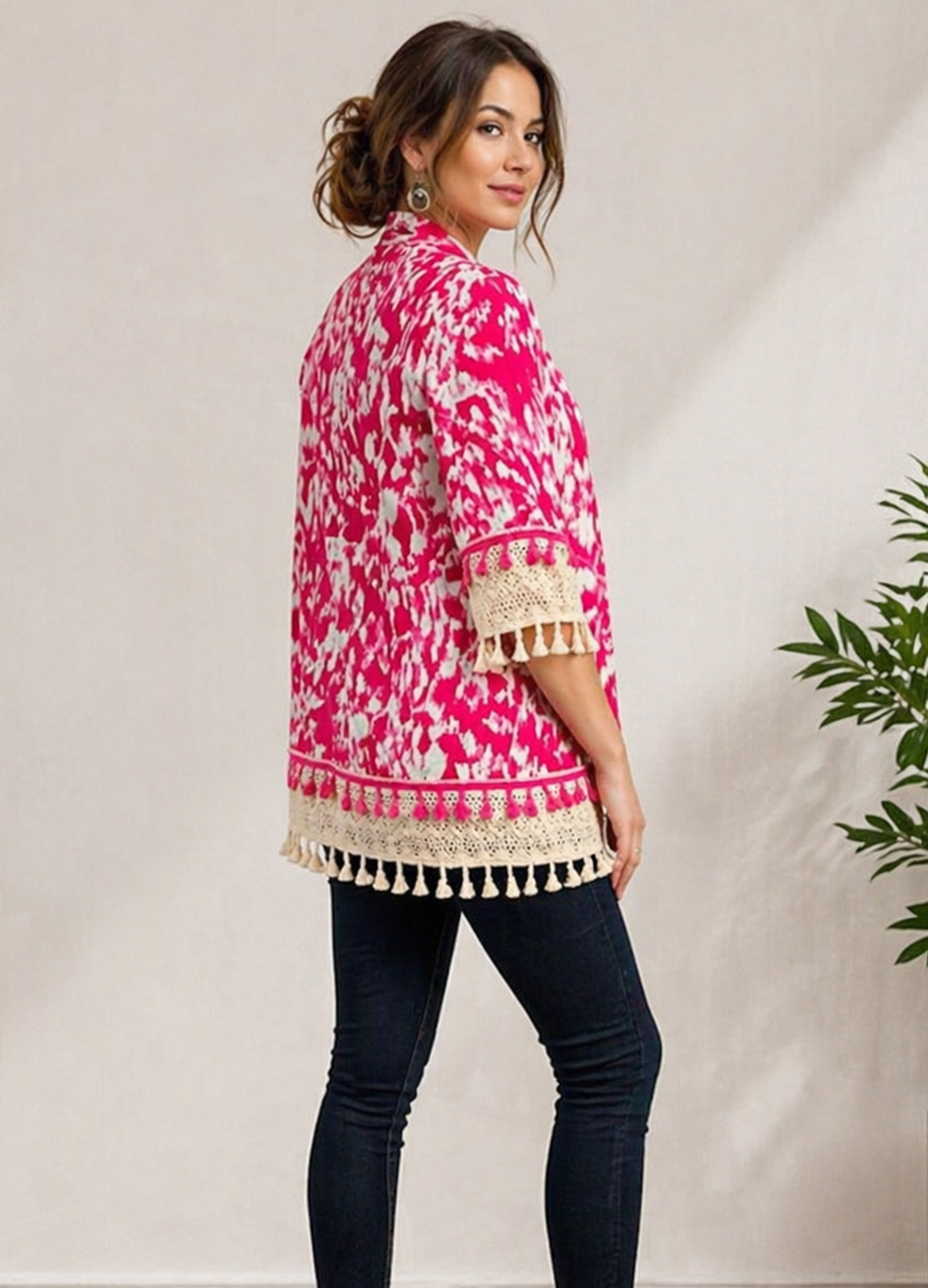 Σακάκι Boho Fuchsia