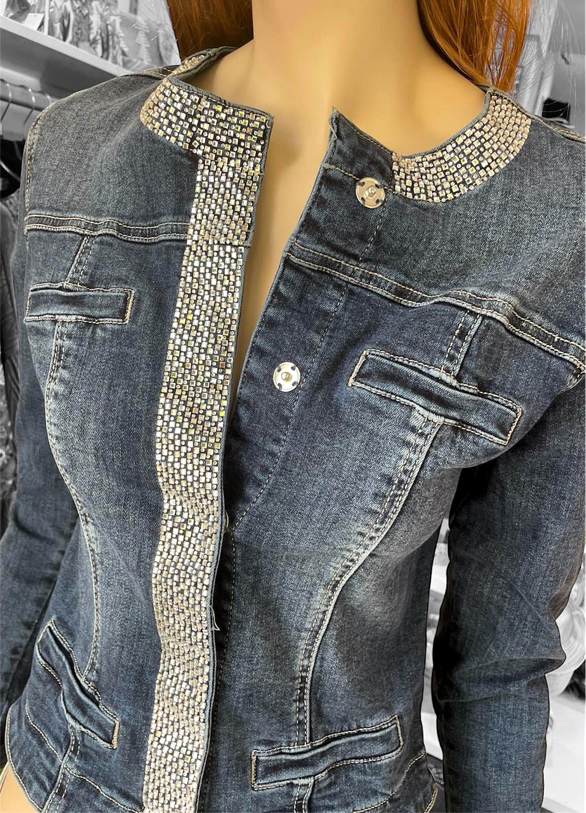 Jacket Jean Blue