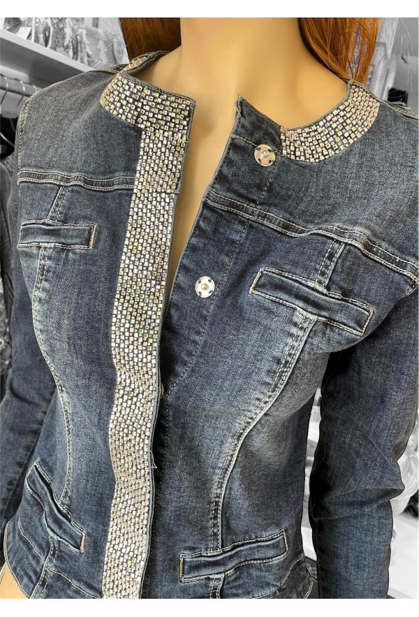 Jacket Jean Blue