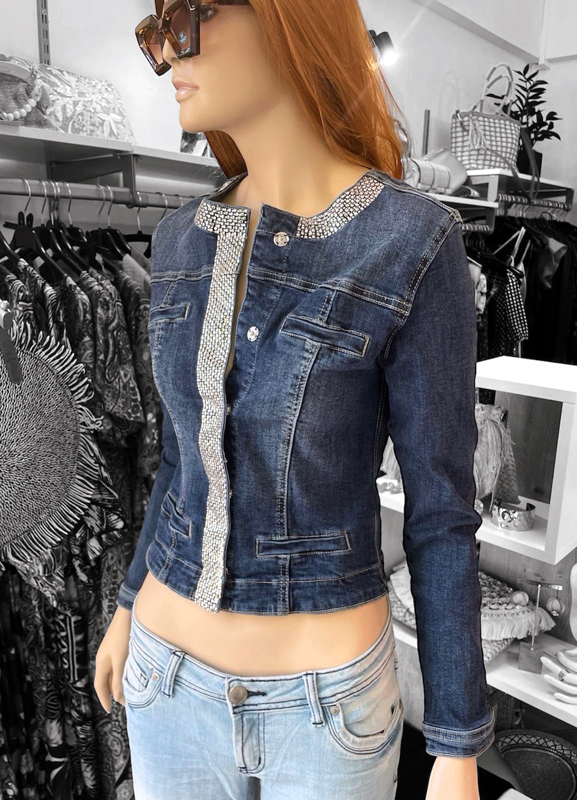 Jacket Jean Blue