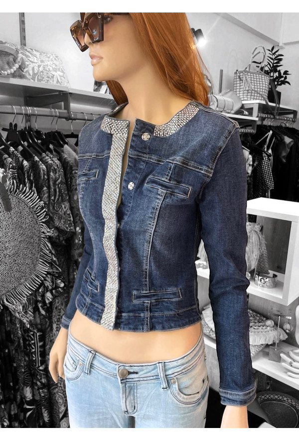 Jacket Jean Blue