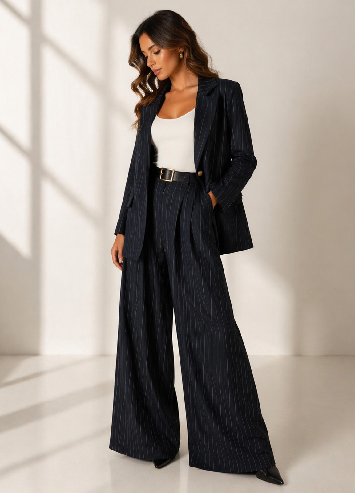  Σακάκι Ριγέ Blue