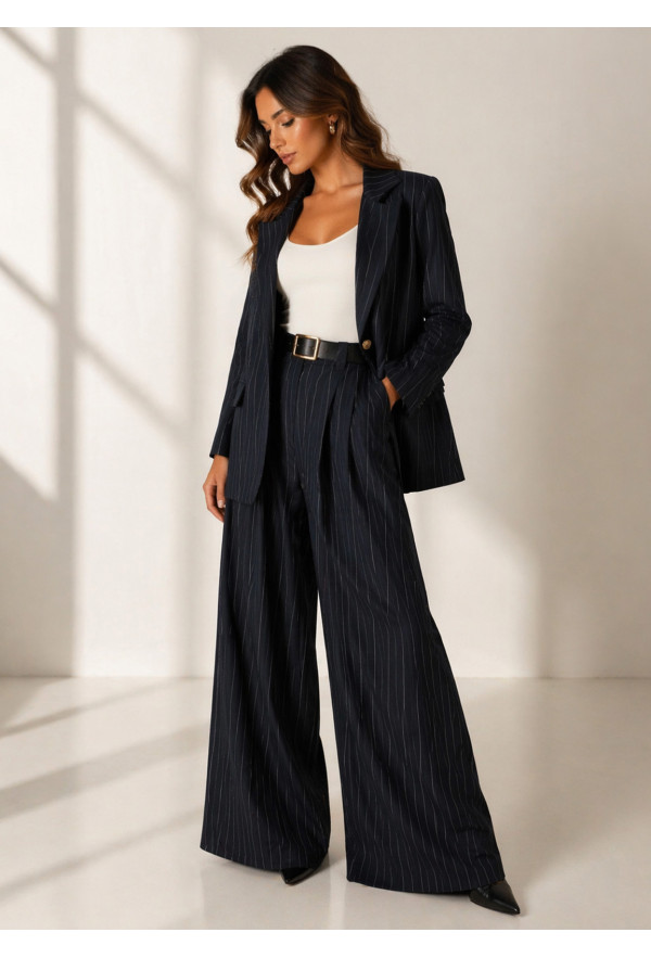  Σακάκι Ριγέ Blue