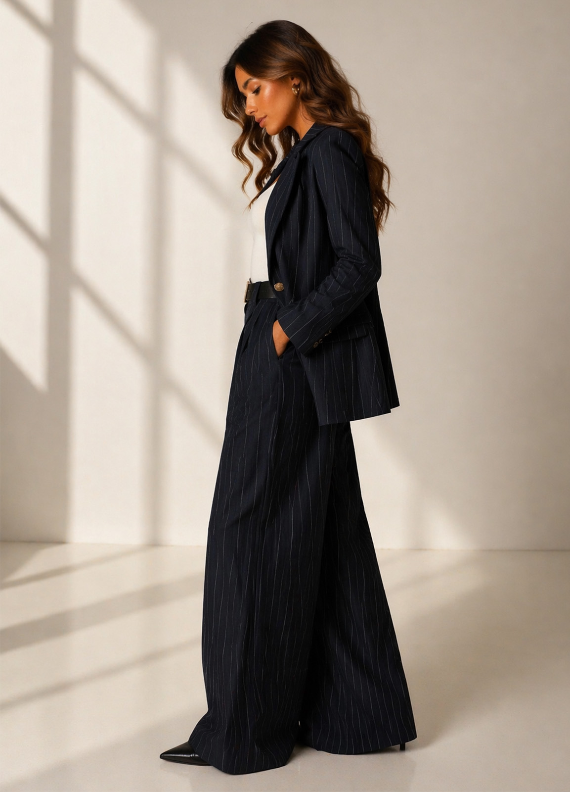  Σακάκι Ριγέ Blue