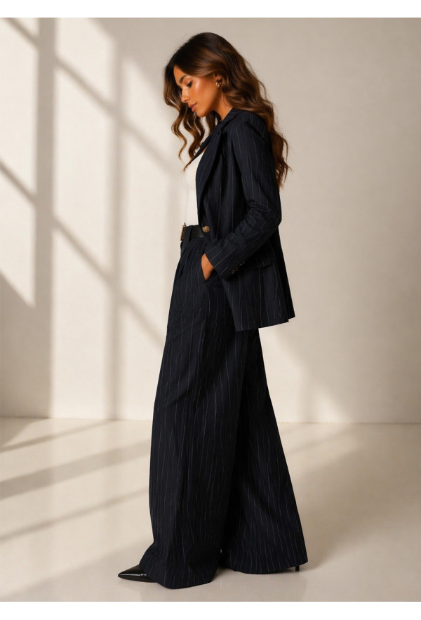  Σακάκι Ριγέ Blue