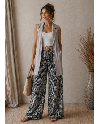 Αμάνικο Γιλέκο με Πέτο – Gray