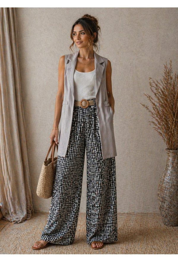 Αμάνικο Γιλέκο με Πέτο – Gray