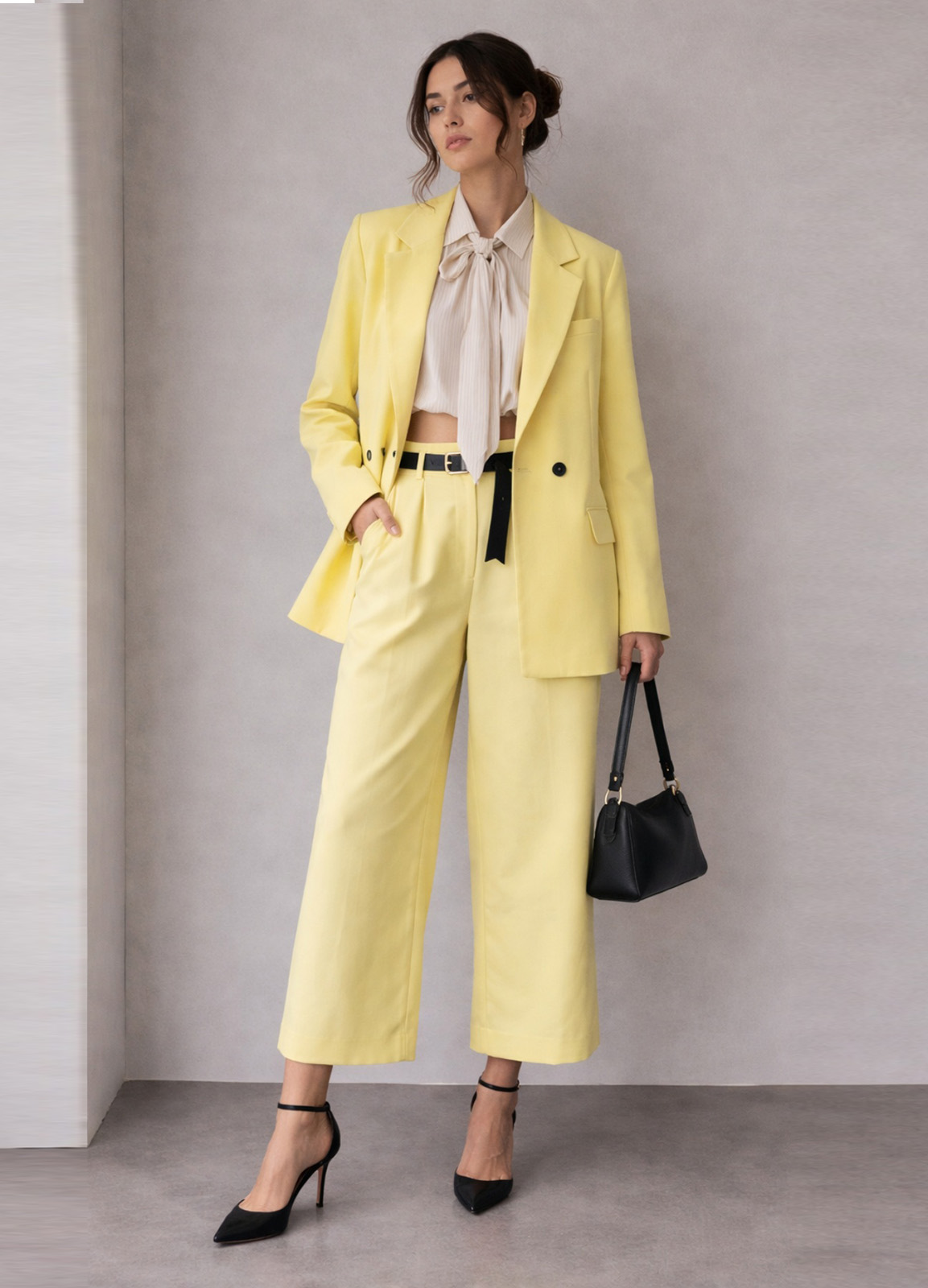 Σακάκι με Minimal Γραμμή Yellow