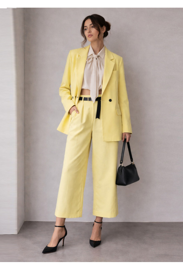 Σακάκι με Minimal Γραμμή Yellow