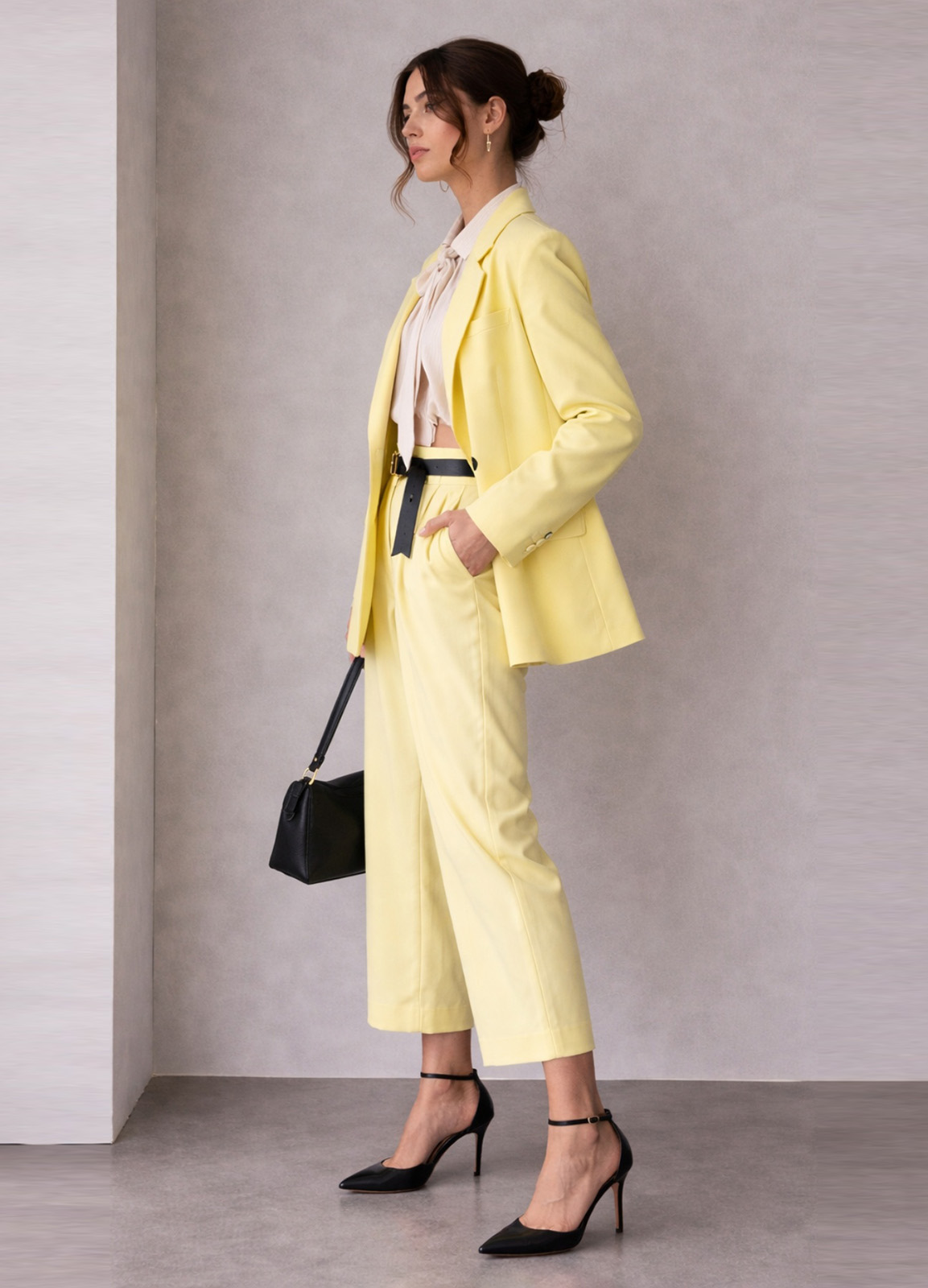 Σακάκι με Minimal Γραμμή Yellow