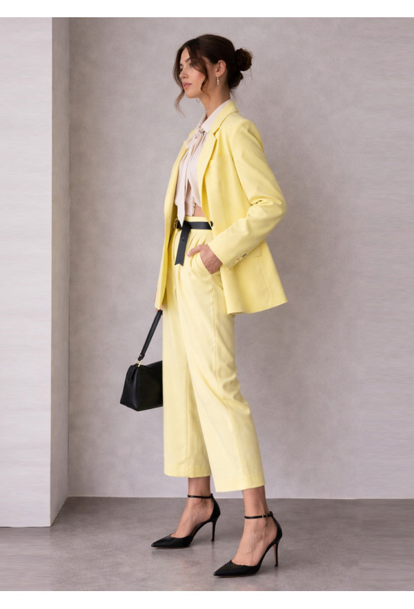 Σακάκι με Minimal Γραμμή Yellow