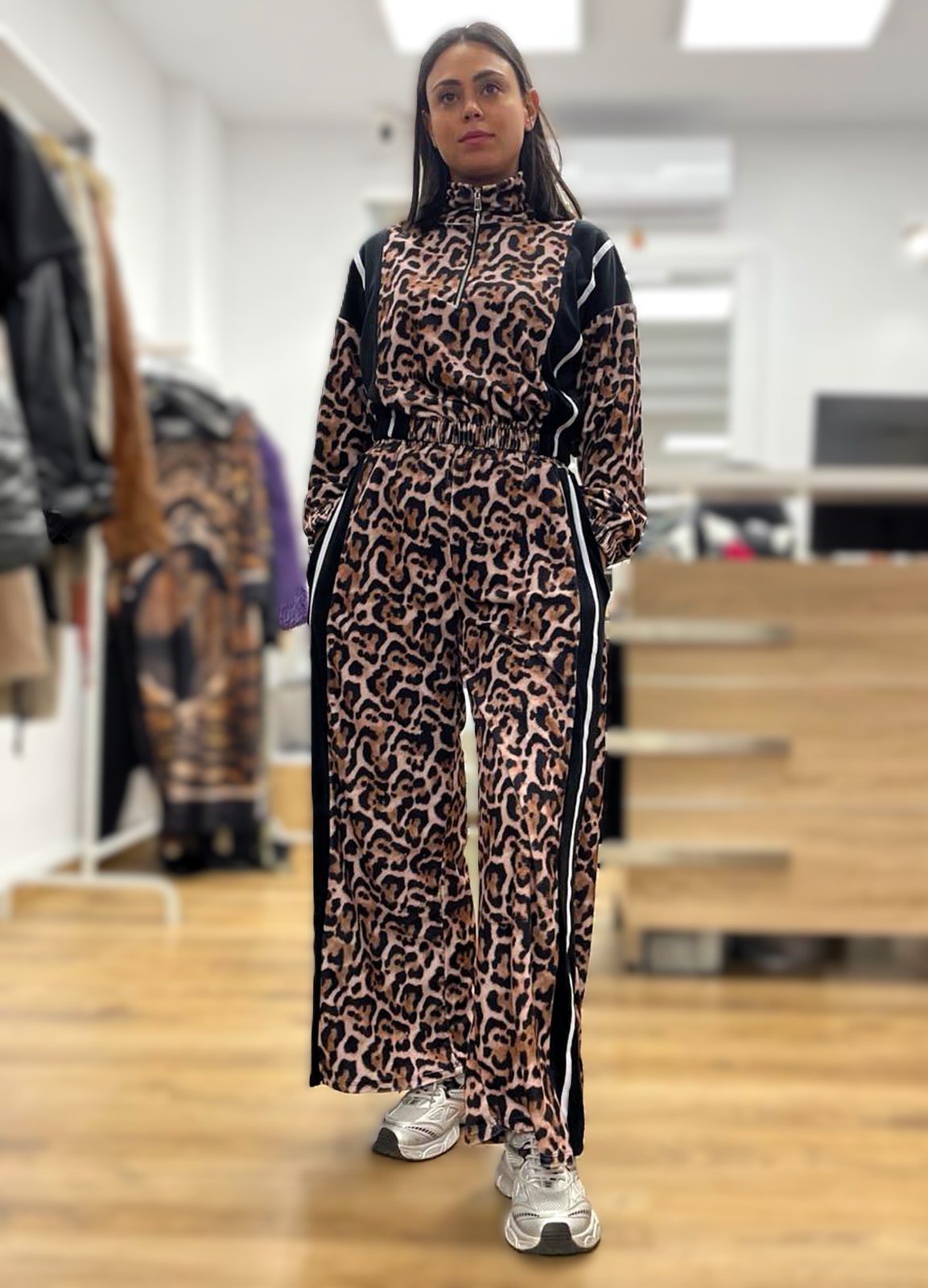 Μπλούζα / Παντελόνι Velvet Animal print