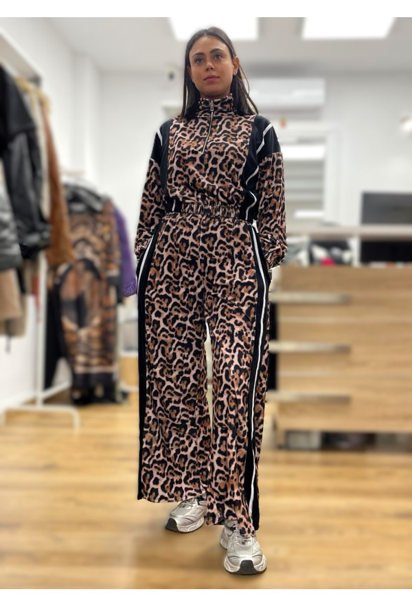 Μπλούζα / Παντελόνι Velvet Animal print