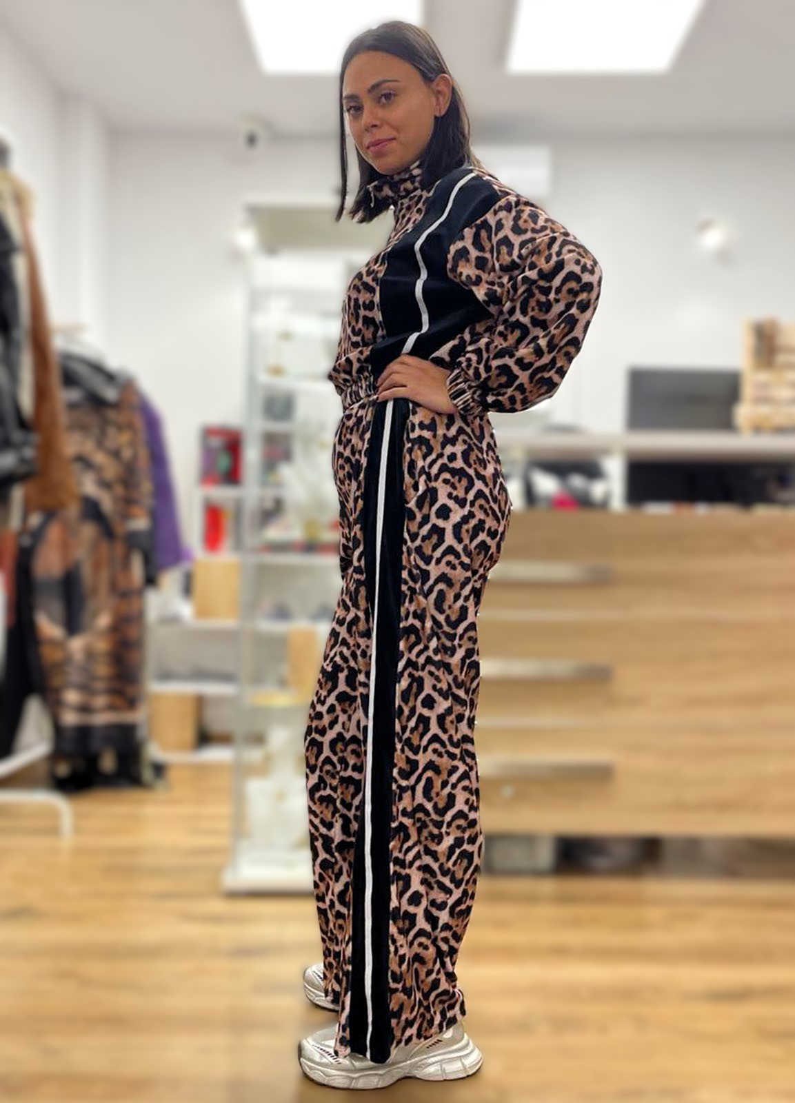 Μπλούζα / Παντελόνι Velvet Animal print