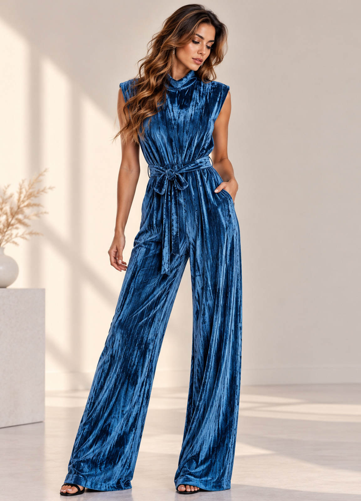Ολόσωμη Φόρμα Velvet Blue