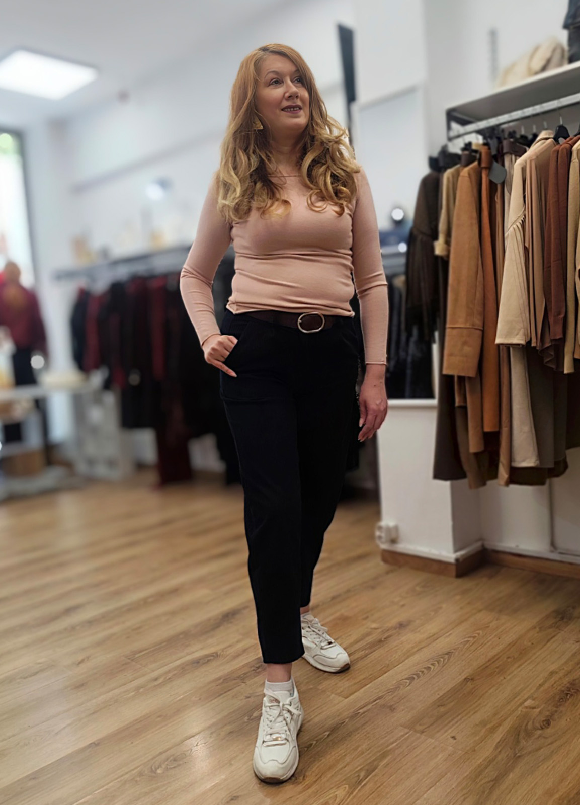 Παντελόνι Κοτλέ & Ζώνη Blue