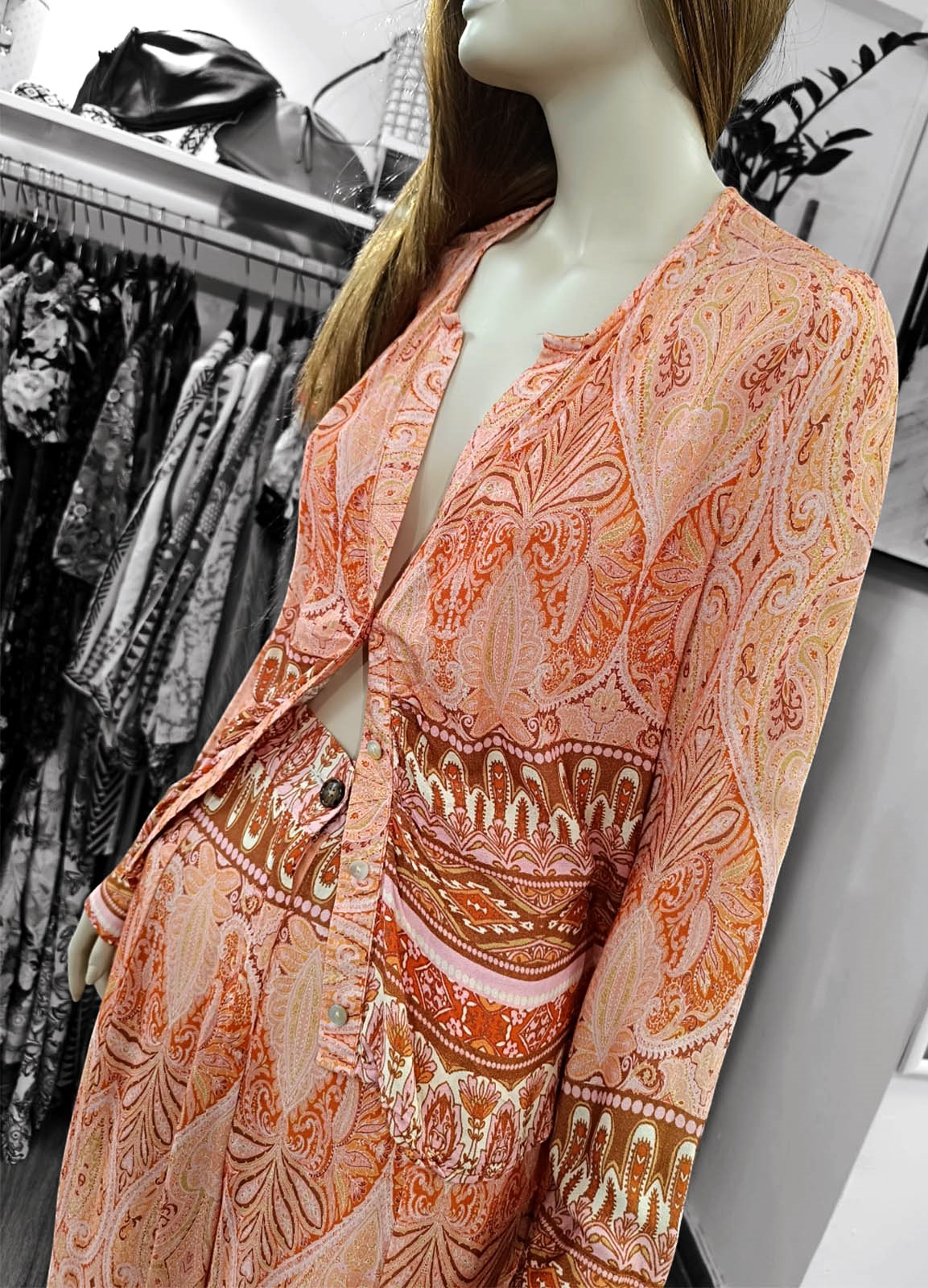 Boho Set: Παντελόνι & Πουκάμισο με Κουμπιά