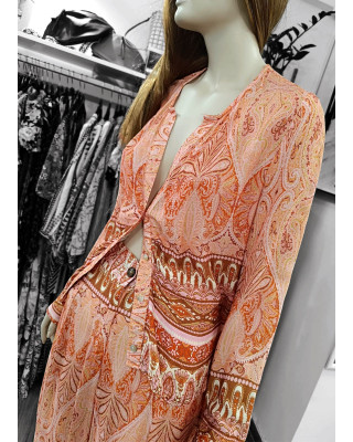 Boho Set: Παντελόνι & Πουκάμισο με Κουμπιά