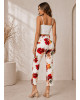 Εφαρμοστό Παντελόνι με Floral Σχέδιο 