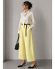 Παντελόνι Barrel με Ζώνη & Φάσα Yellow