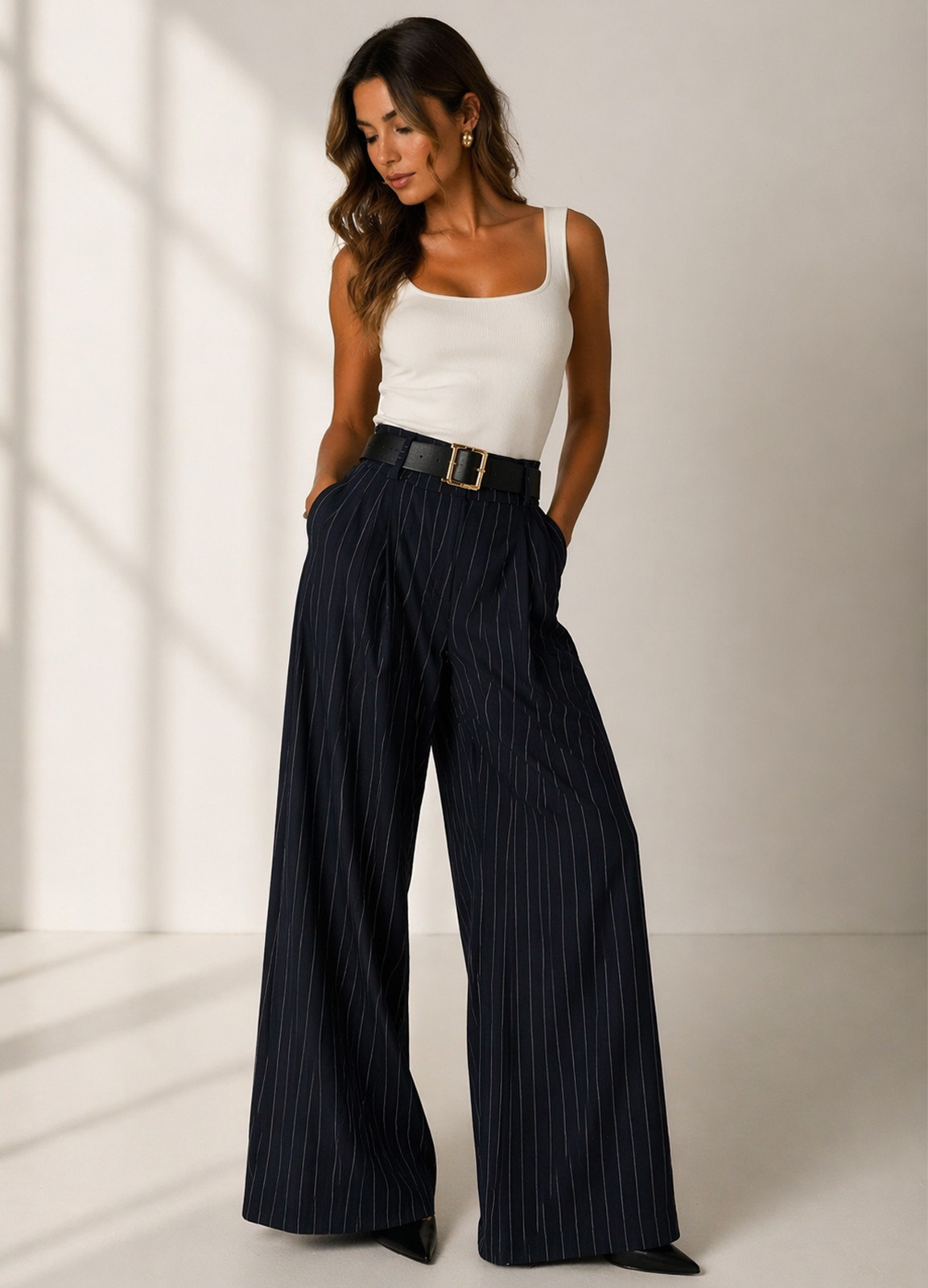 Παντελόνα με Κάθετη Ρίγα