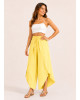 Φάκελος Παντελόνα με Σφηκοφωλιά στη Μέση Yellow