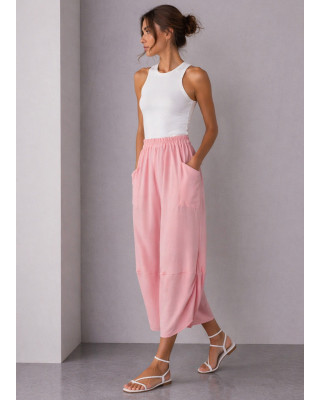 Barrel Παντελόνι με Τσέπες Pink