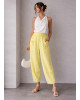 Barrel Παντελόνι με Τσέπες Yellow