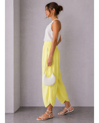 Barrel Παντελόνι με Τσέπες Yellow